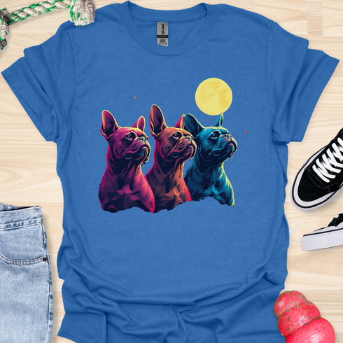 Bulldog & Moon - V1 - Stylish T-Shirt